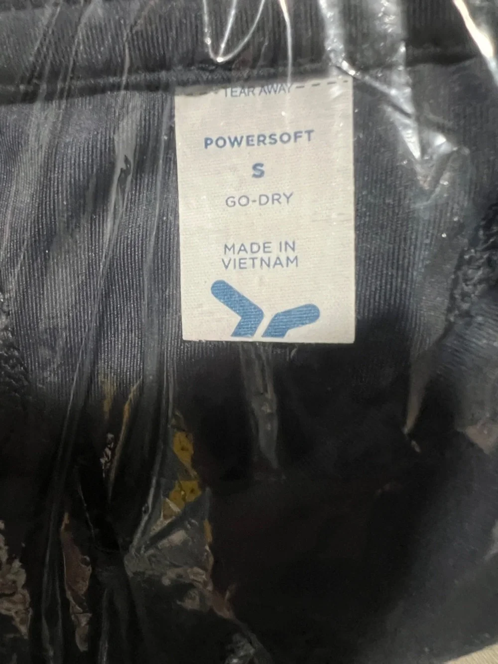NWT Old Navy PowerSoft Crop Polo tank top Navy Blue & White - Picture 4 of 5